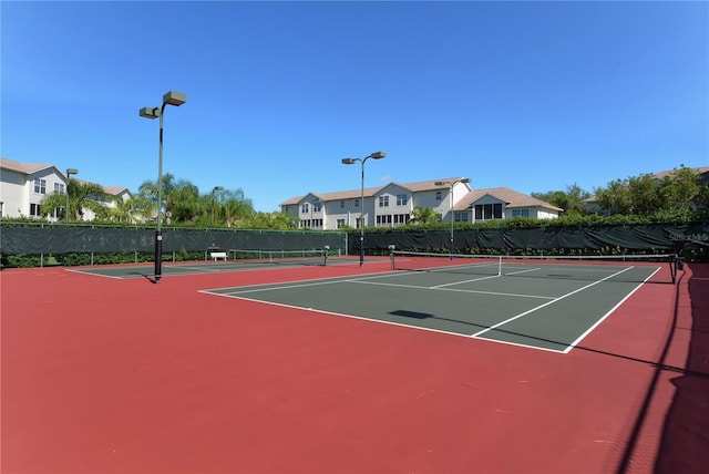 view of sport court featuring basketball court