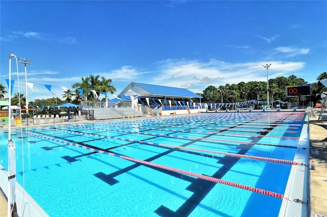 view of pool