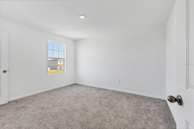 empty room with carpet floors