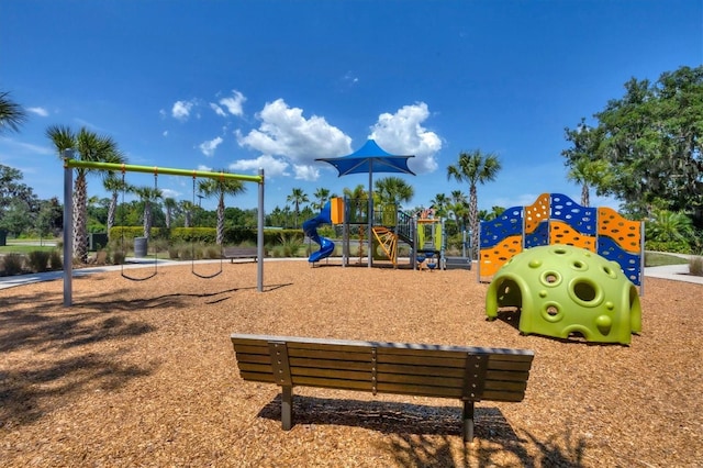 view of play area