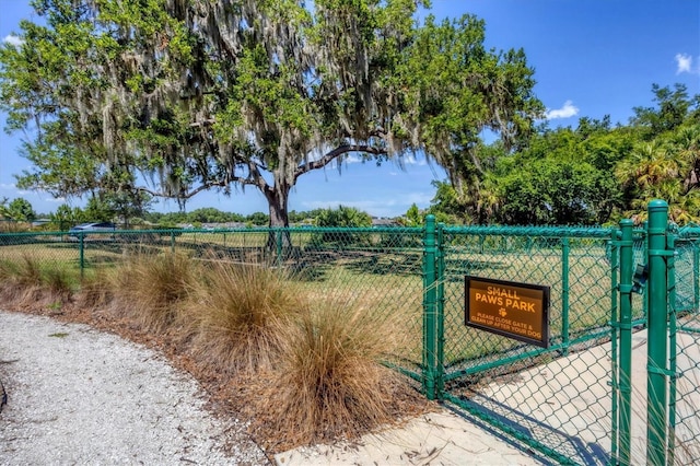 view of gate