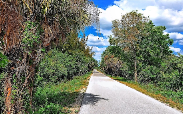 view of road