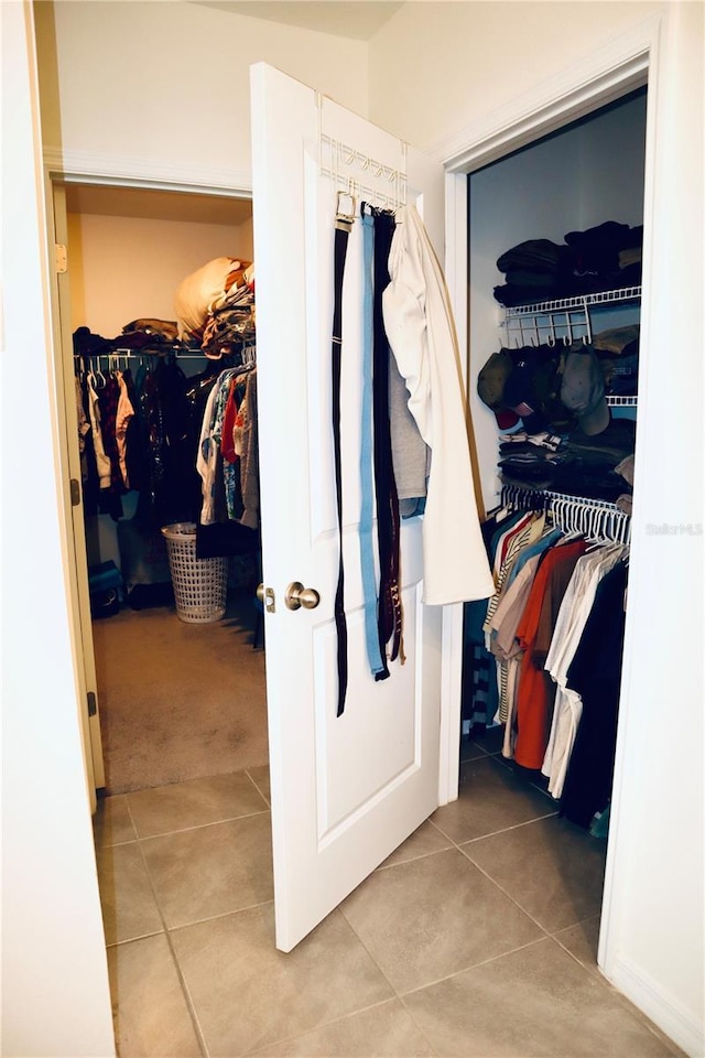 view of closet