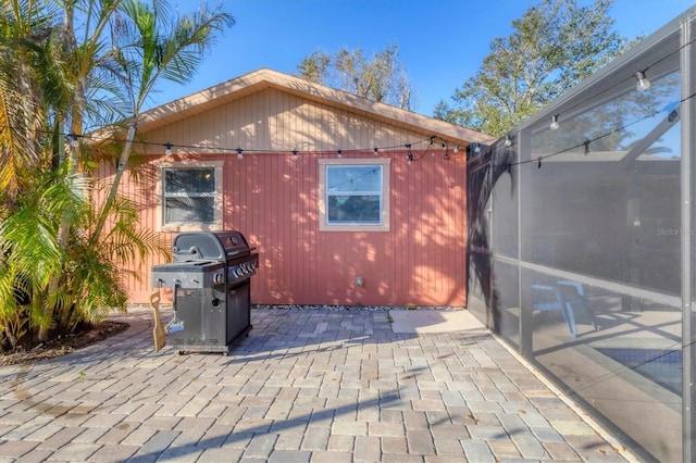 exterior space with a patio area