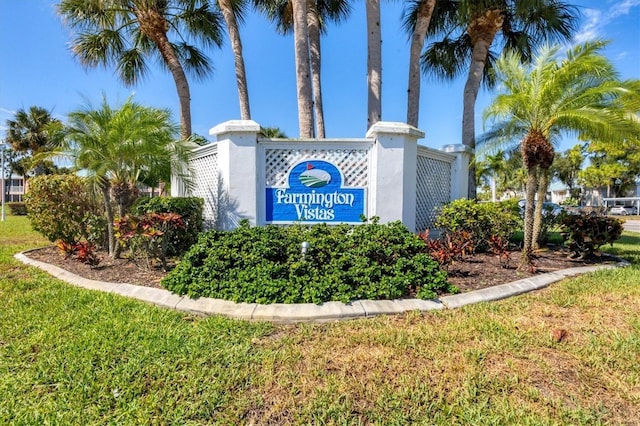 view of community / neighborhood sign