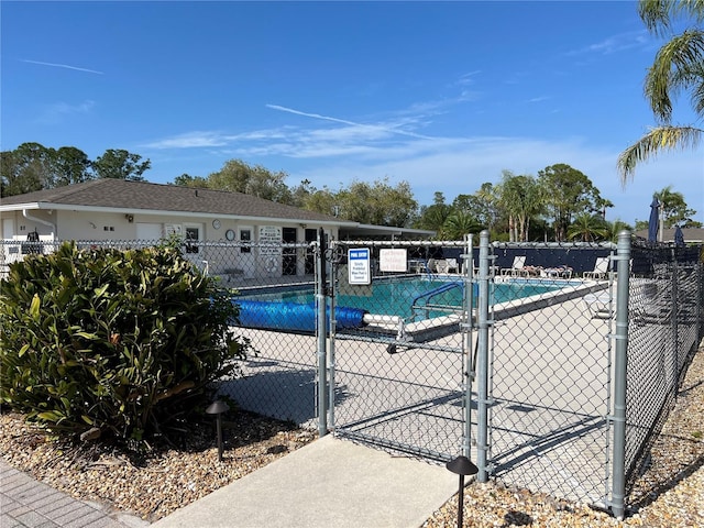 view of pool