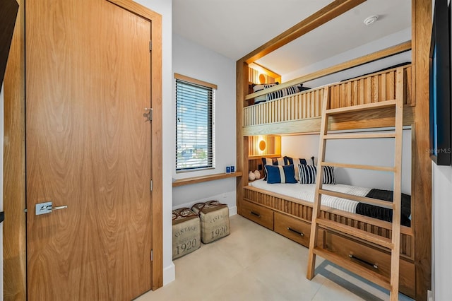 bedroom featuring a closet