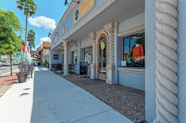 exterior space featuring a patio area