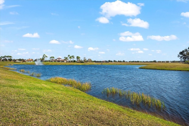 property view of water