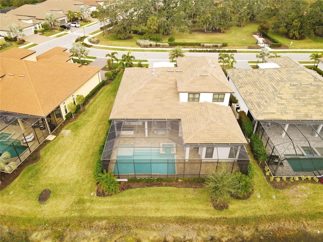5305 Brookgrove Dr, Sarasota, FL 34238 - bird's eye view with a residential view