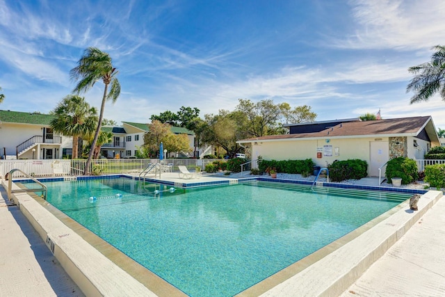 view of pool