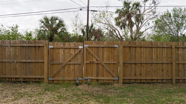 view of gate