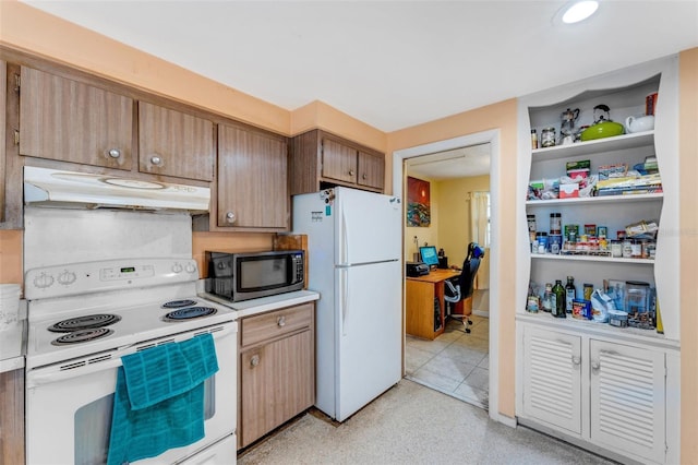 kitchen with white appliances