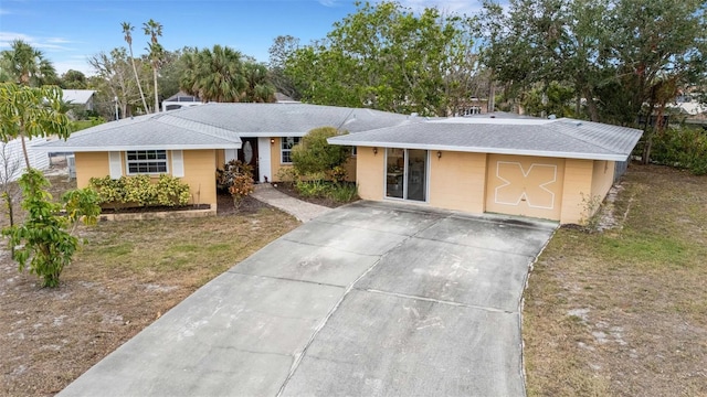 view of ranch-style home