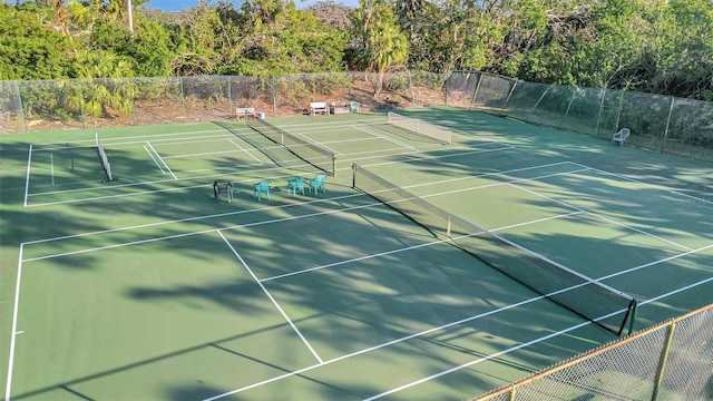 view of sport court