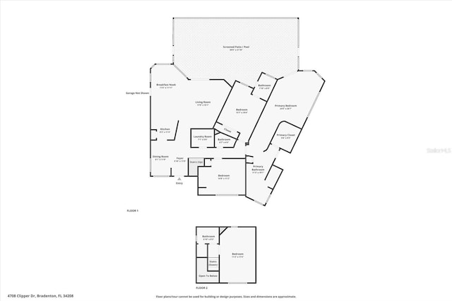 4708 Clipper Dr, Bradenton, FL 34208 - plan