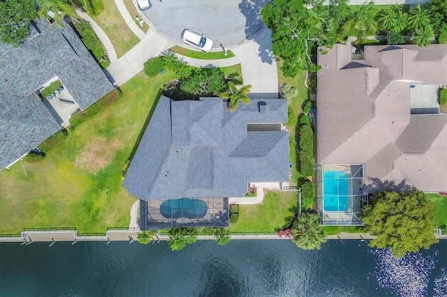 4708 Clipper Dr, Bradenton, FL 34208 - bird's eye view with a water view