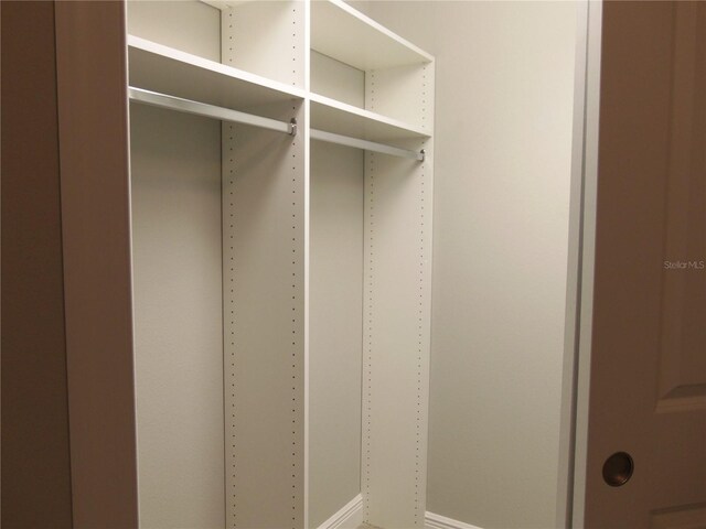 view of closet