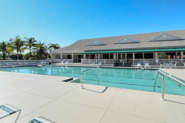 community pool featuring a patio