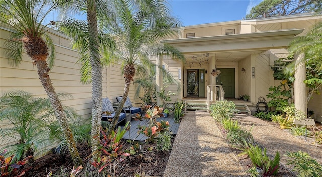 view of entrance to property