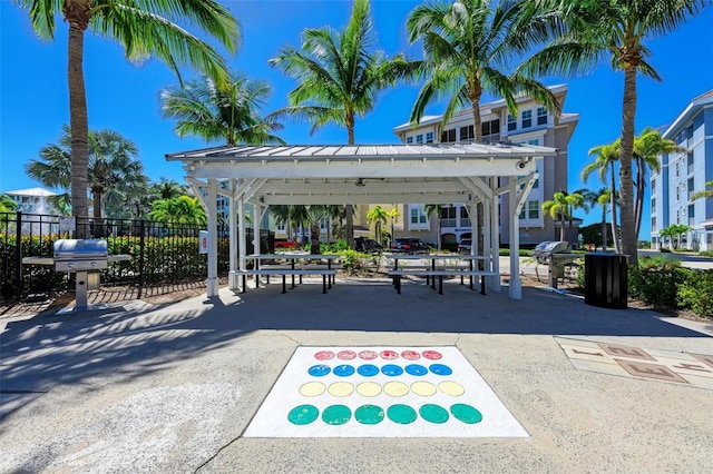 view of home's community featuring a gazebo