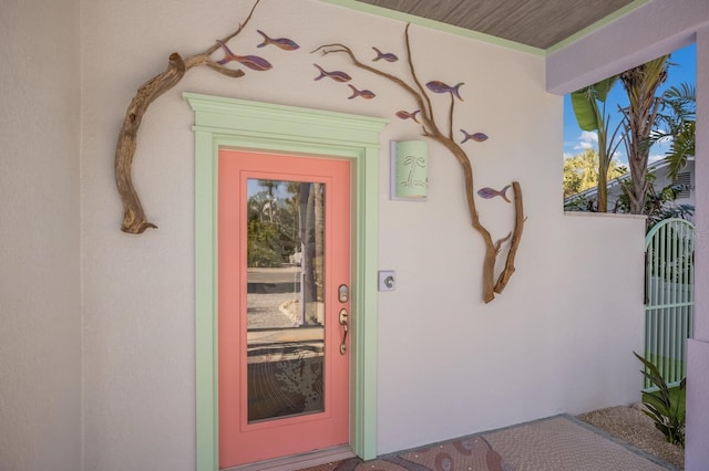 view of entrance to property