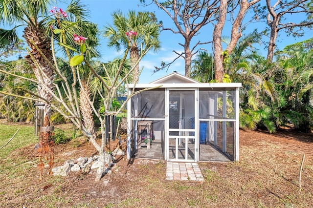 view of outbuilding