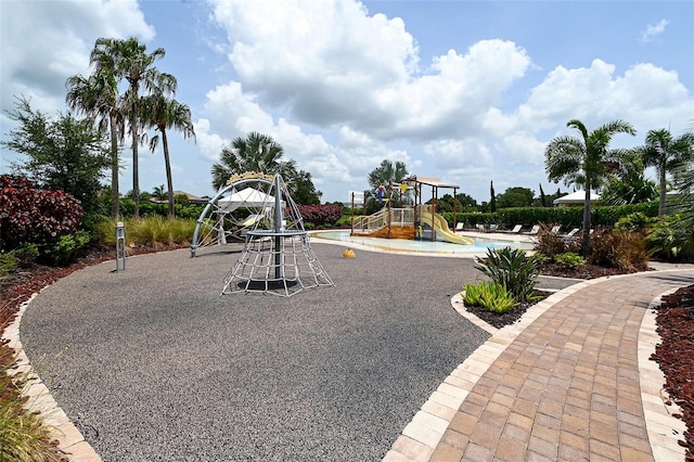 view of communal playground