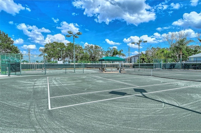 view of sport court