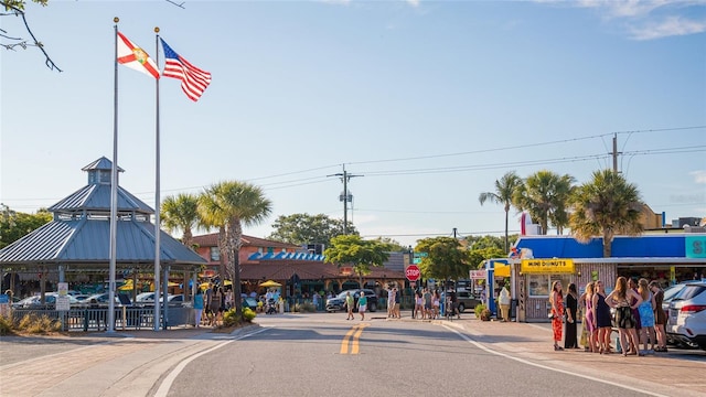 1123 Crescent St Unit 1123/1125, Sarasota, FL 34242 - view of asphalt street featuring street lights and sidewalks