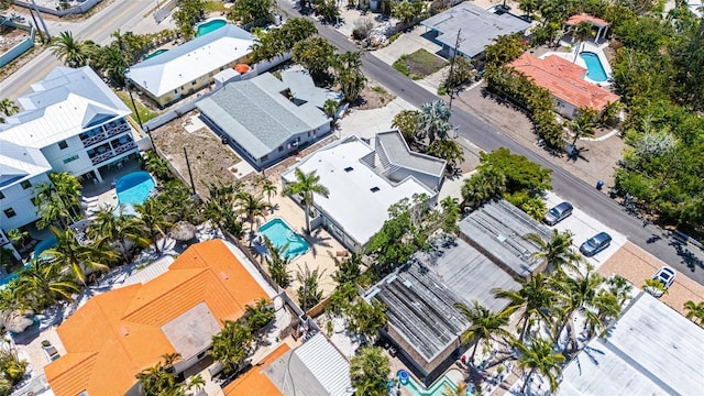 1123 Crescent St Unit 1123/1125, Sarasota, FL 34242 - drone / aerial view of a pool area