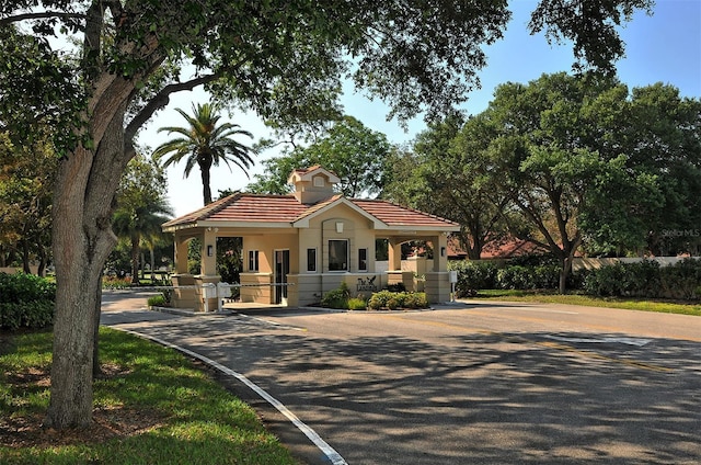 view of mediterranean / spanish home