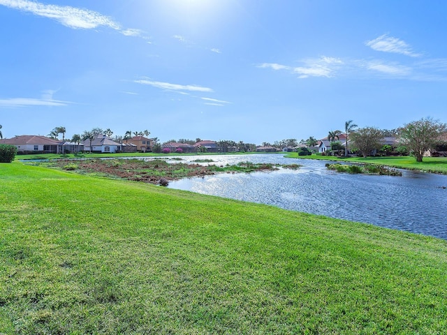 view of water feature