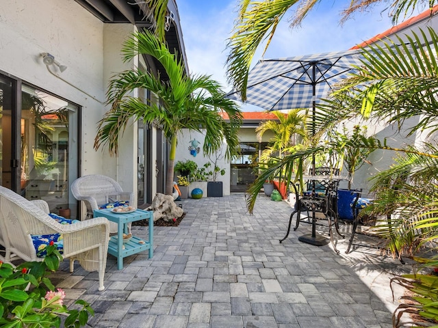 view of patio