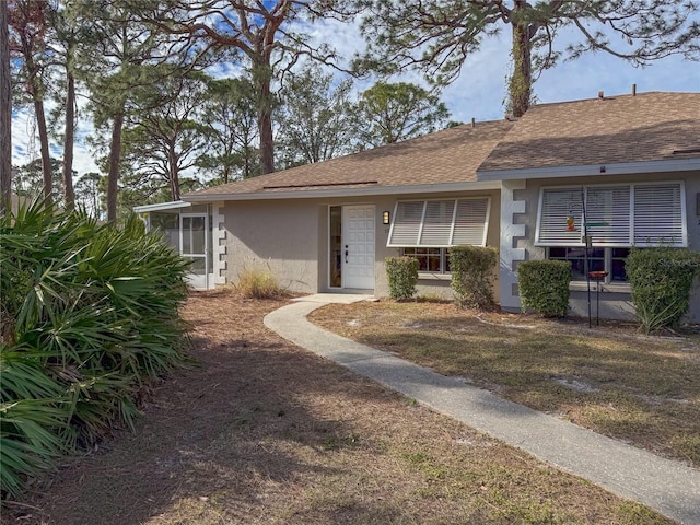 view of ranch-style house