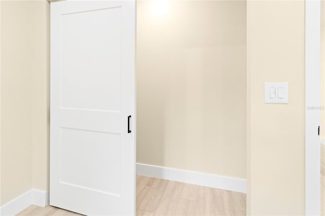 bathroom featuring hardwood / wood-style flooring