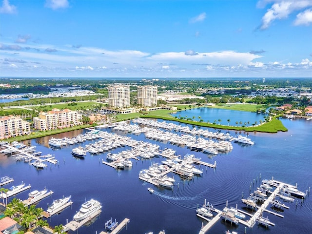 130 Riviera Dunes Way Unit 1104, Palmetto, FL 34221 - birds eye view of property featuring a water view