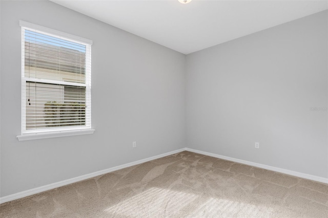 carpeted empty room with a wealth of natural light