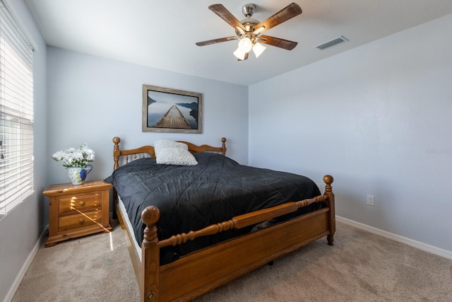 15404 Trinity Fall Way, Bradenton, FL 34212 - carpeted bedroom with baseboards and a ceiling fan