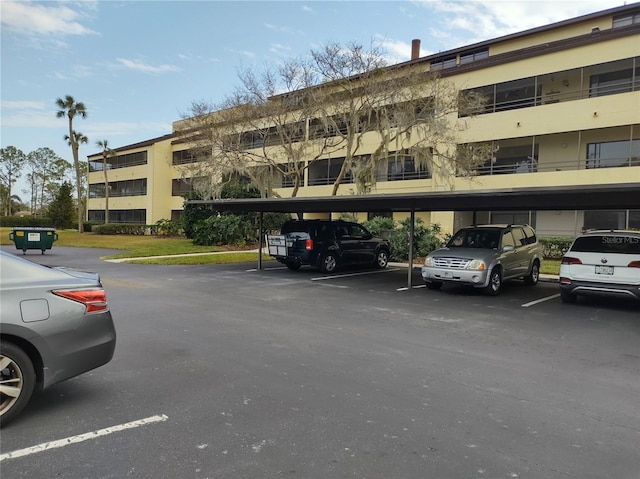 view of car parking