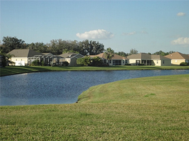 view of water feature