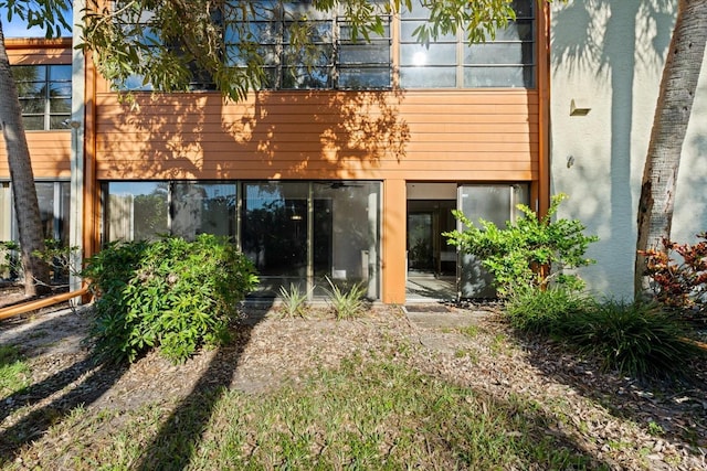 view of rear view of property