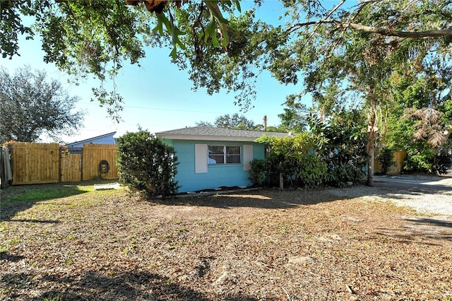 view of side of property