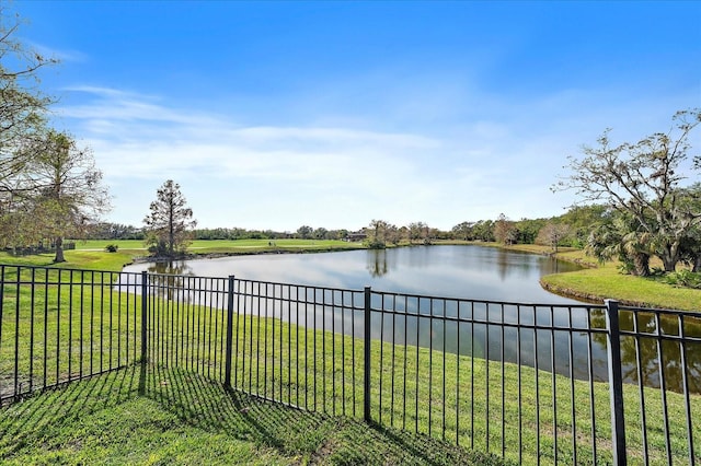 view of water feature