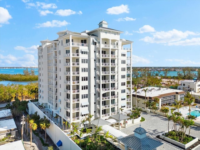 view of property featuring a water view