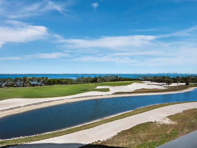 exterior space with golf course view