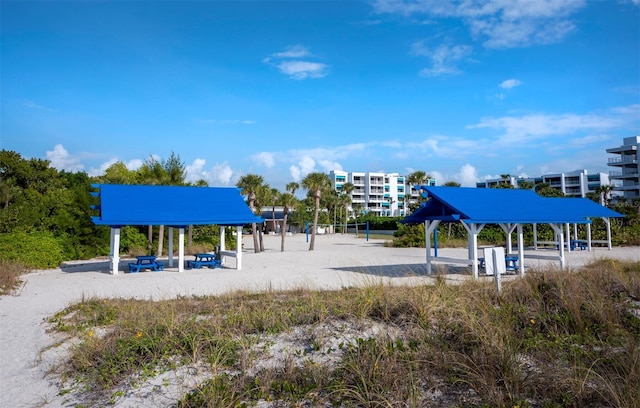 view of property's community featuring a gazebo