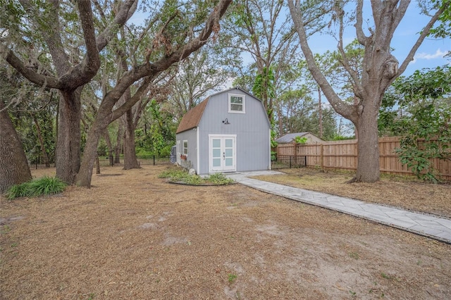 exterior space featuring an outdoor structure