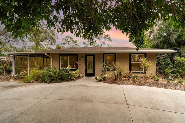 view of front of home