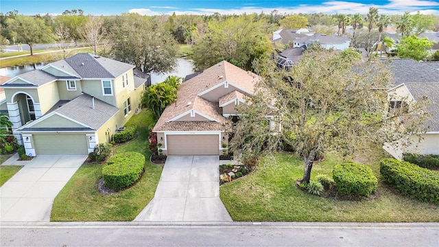 bird's eye view featuring a residential view